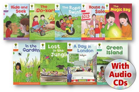 Oxford Reading Tree Tadoku Pack 2022 edition with CD (all packs from Level 1+ to Level 9) 34 packs