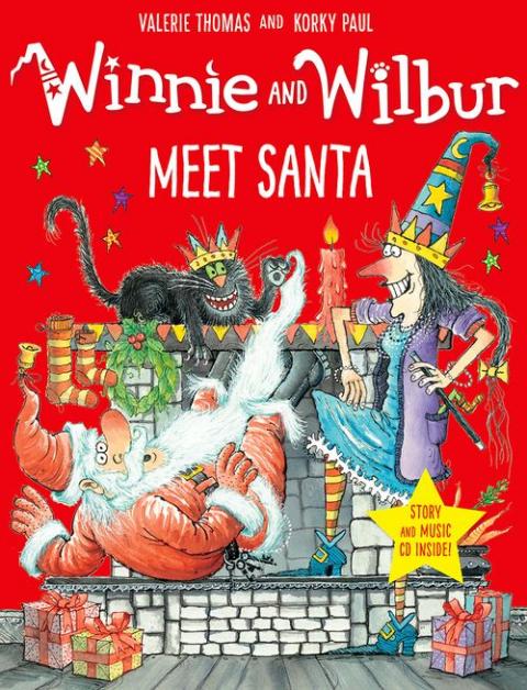 Winnie and Wilbur Meet Santa with audio CD