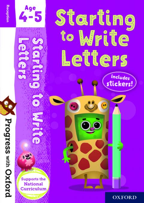 Progress with Oxford: English : Starting to Write Letters age 4-5 (1st edition)