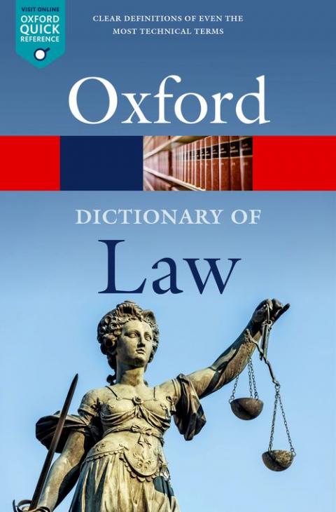 A Dictionary of Law (10th edition)