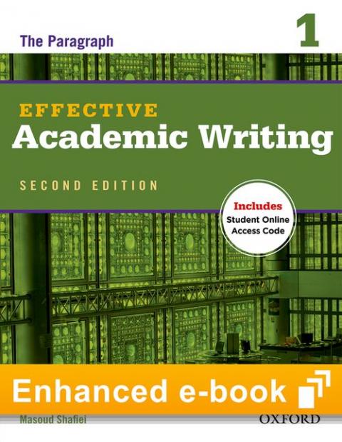 Effective Academic Writing 2nd Edition: Level 1: Student Book e-book