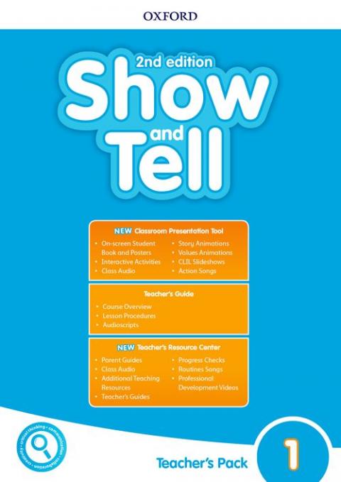 Show and Tell 2nd Edition: Level 1: Teacher's Book with Classroom Presentation Tool