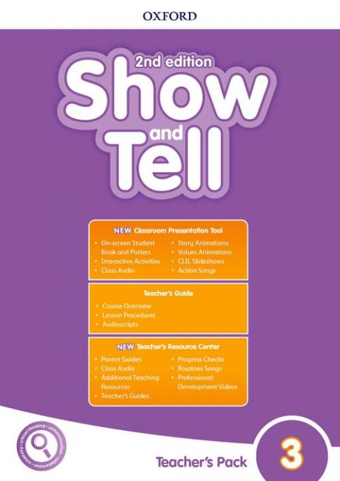 Show and Tell 2nd Edition: Level 3: Teacher's Book with Classroom Presentation Tool