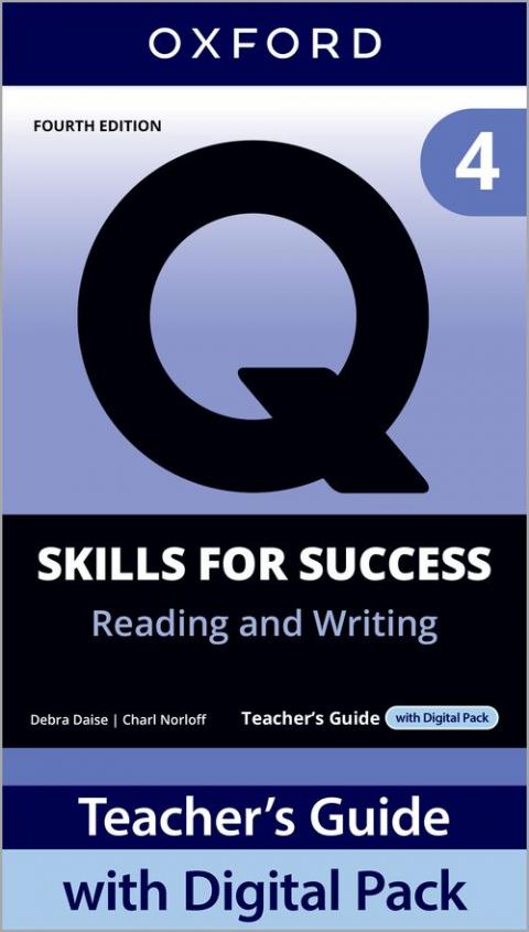 Q: Skills for Success 4th Edition: Level 4: Reading & Writing Teacher's Guide with Digital Pack