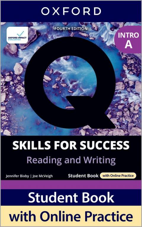 Q: Skills for Success 4th Edition: Intro: Reading & Writing Student Book A with iQ Online Practice