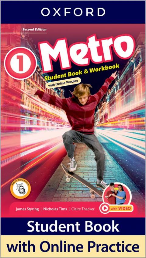 Metro 2nd Edition: Level 1: Student Book and Workbook with Online Practice