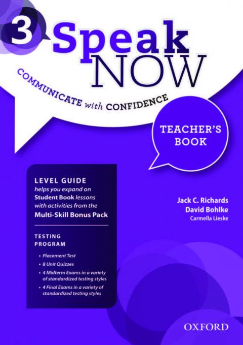 Speak Now: Level 3: Teacher's Book Pack