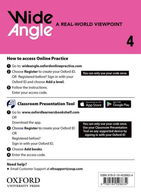 Wide Angle: Level 4: Teacher's Access Card Pack