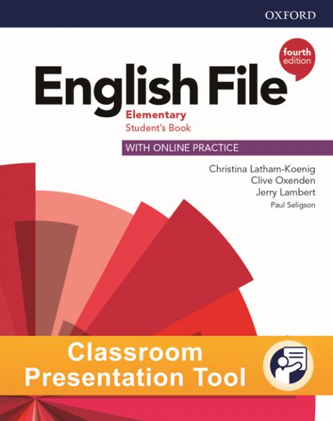 English File 4th Edition: Elementary: Student Book Classroom Presentation Tool Access Code