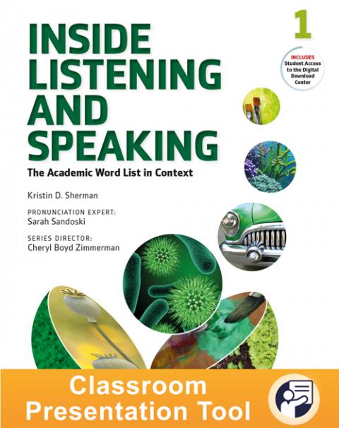 Inside Listening and Speaking: Level 1: Student Book Classroom Presentation Tool Access Code