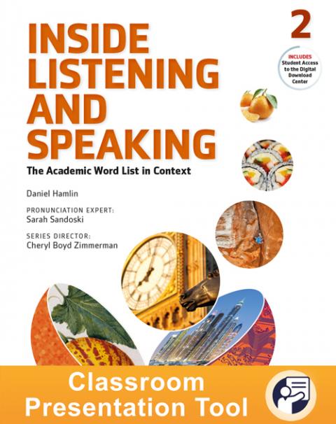 Inside Listening and Speaking: Level 2: Student Book Classroom Presentation Tool Access Code