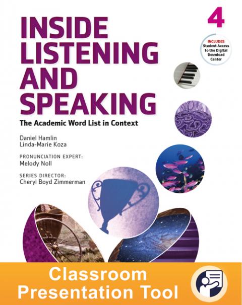 Inside Listening and Speaking: Level 4: Student Book Classroom Presentation Tool Access Code
