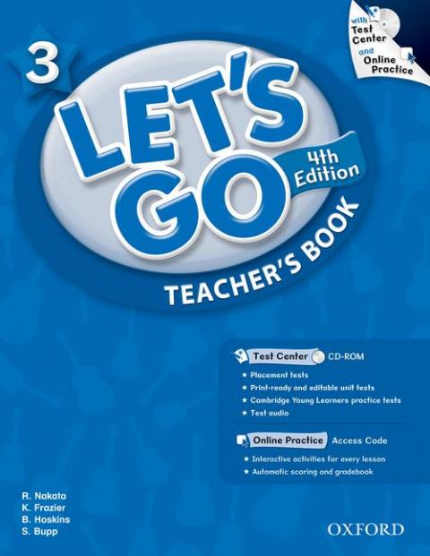 Let's Go: 4th Edition Level 3: Teacher's Book with Test Center Pack