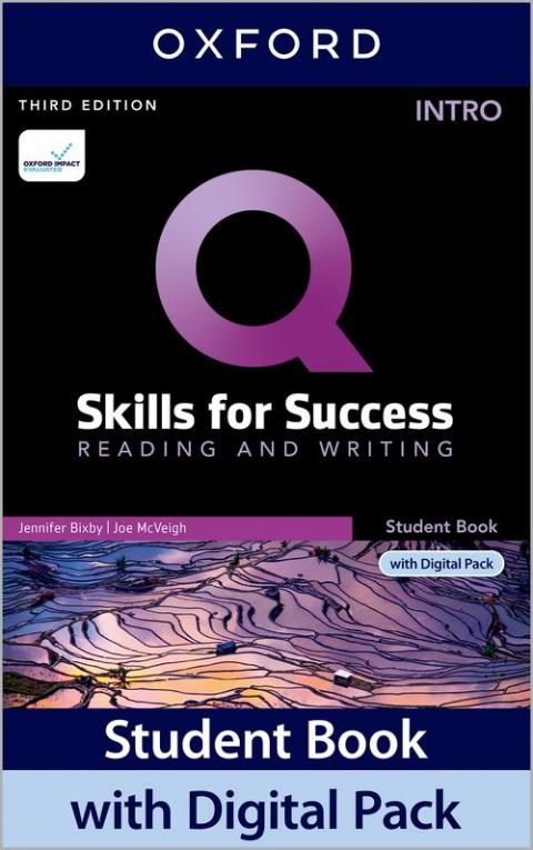 Q: Skills for Success 3rd Edition: Intro: Reading & Writing