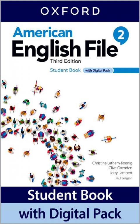 American English File 3rd Edition: Level 2: Student Book with Digital Pack