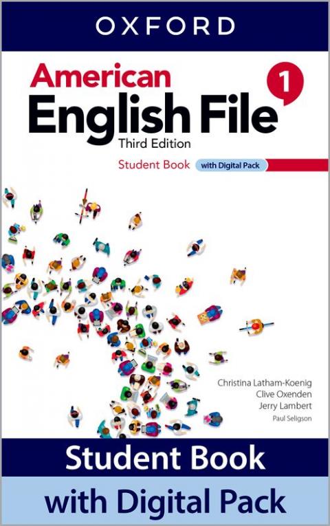 American English File 3rd Edition: Level 1: Student Book with Digital Pack