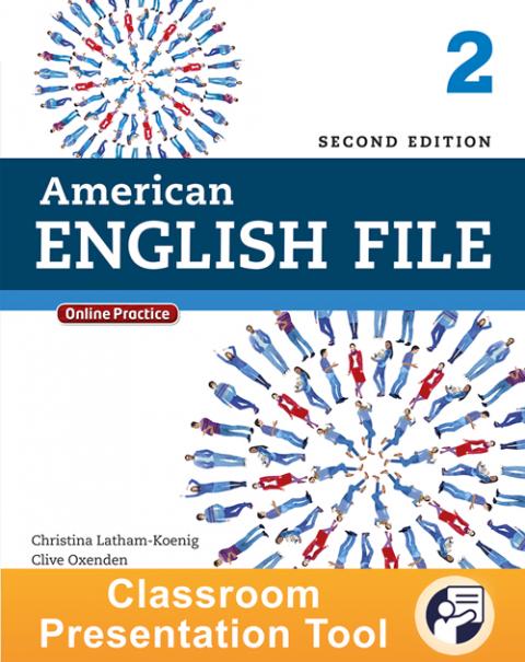 American English File 2nd Edition: Level 2: Student Book Classroom Presentation Tool Access Code