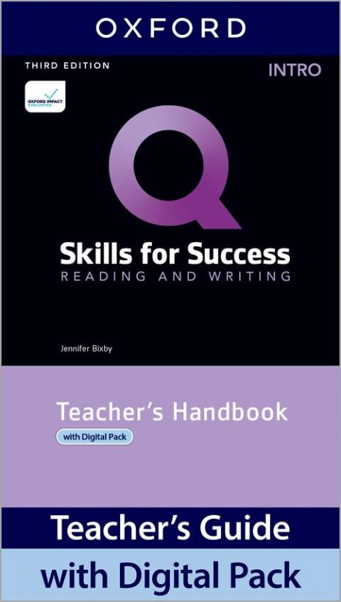 Q: Skills for Success 3rd Edition: Intro: Reading & Writing
