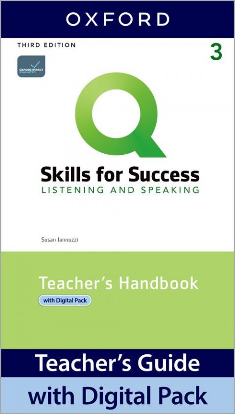 Q: Skills for Success 3rd Edition: Level 3: Listening & Speaking Teacher's Guide Pack
