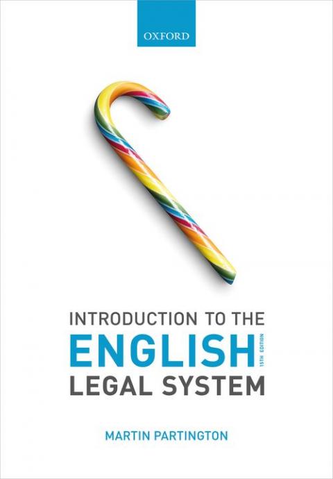 Introduction to the English Legal System (15th edition)
