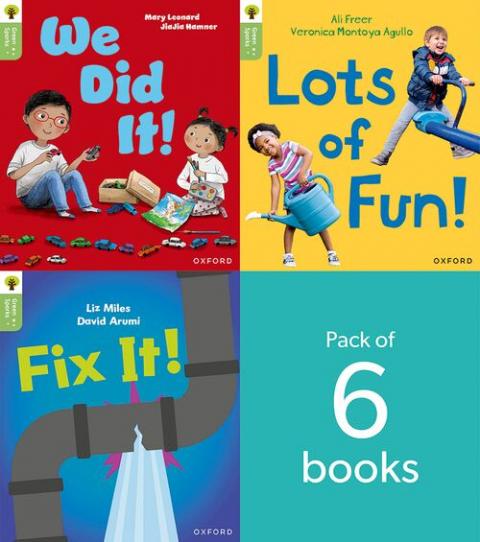 Oxford Reading Tree: Green Sparks: Level 2: Pack of 6