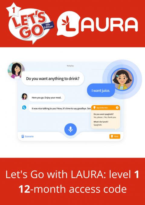 Let's Go with LAURA: Level 1:  12 month access code
