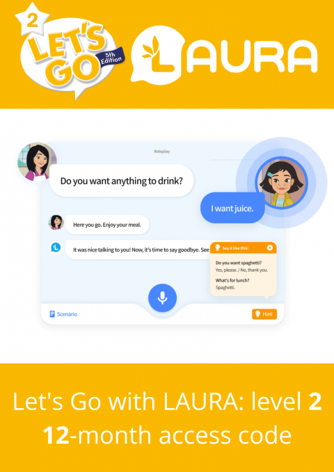 Let's Go with LAURA: Level 2:  12 month access code